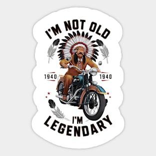 Elegance Tee: I'm Not Old I'm Classic Sticker